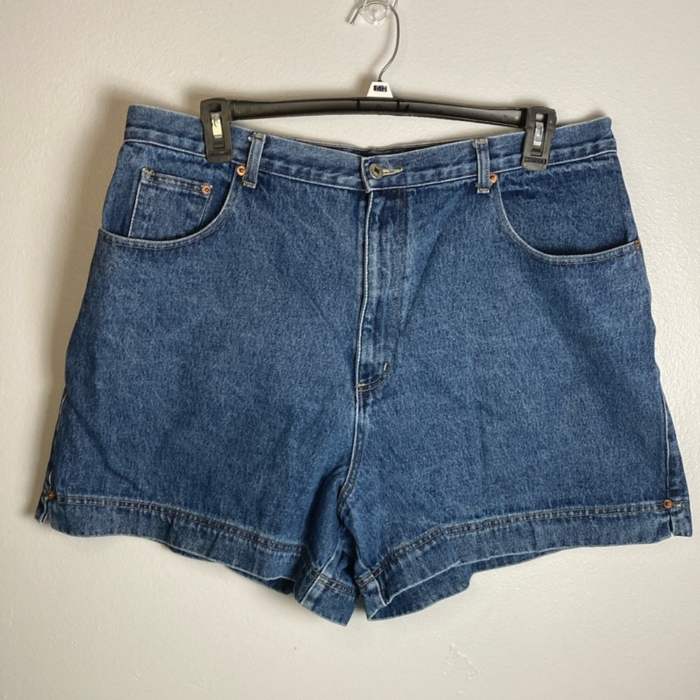 Women's Blue Denim Jean Shorts Sz 22
